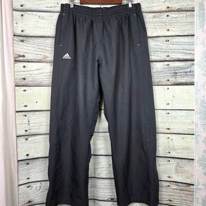 Adidas Climawarm Track Pants Mens 2XL Gray Loose Fit